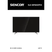 Sencor SLE 43FS602TCS Television manual cover