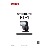 Canon Speedlite EL-1 manual cover