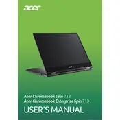 Acer Chromebook Spin 713 CP713-2W-568T Laptop manual cover