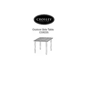 Crosley CO6235 Table manual cover