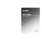 Yamaha RX-V620 Receiver manual cover