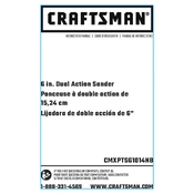 Craftsman CMXPTSG1014NB Sander manual cover