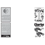 Clarke 4499110 BIN0840 Binocular manual cover