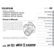 Fujifilm FinePix S9400W Camera manual cover