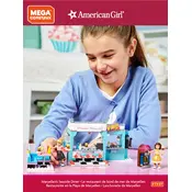 Mega Construx Mattel American Girl Maryellen Seaside Diner FTY37 Construction Set manual cover