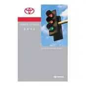 Toyota Camry HV 2012 Sedan manual cover