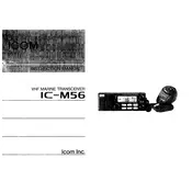 Icom IC-M56 Transceiver manual cover