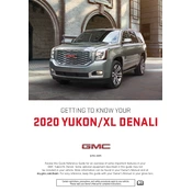 GMC Yukon Denali 2020 manual cover