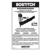 Bostitch N88RH Nailer manual cover