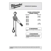 Milwaukee 9682-20 Hoist manual cover