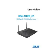 ASUS DSL-N12E-C1 with 5dBi Router manual cover