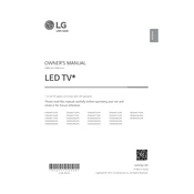 LG NanoCell 43NANO75UPA TV manual cover