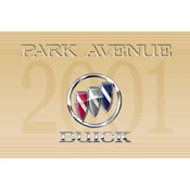 Buick Park Avenue 2001 manual cover