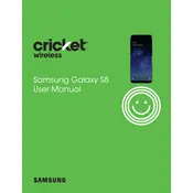 Samsung Galaxy S8 Cricket SM-G950UZKAAIO Phone
