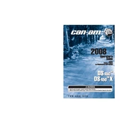 Can-Am DS 450 X 2008 Vehicle manual cover