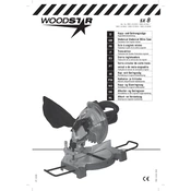 Woodstar SX 8 3901101901 Saw manual cover