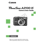 Canon PowerShot A2100 IS manual cover