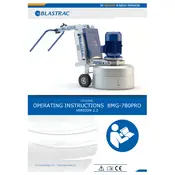 Blastrac BMG-780PRO Grinder manual cover