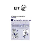 BT Essentials Wi-Fi Powerline 500 Hotspot manual cover