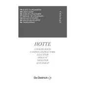 De Dietrich DHB7952W Hood manual cover