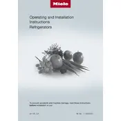 Miele K 2602 SF Refrigerator manual cover