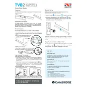 Cambridge Audio TVB2 Speaker manual cover