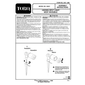 Toro Hidden Spot Light 52621 Light Kit manual cover