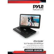 Pyle PDV156BK DVD Player manual cover