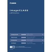 Canon imageCLASS LBP312dn manual cover