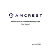 Amcrest AMSS60-G Scope manual cover