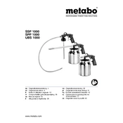 Metabo SPP 1000 Blasting Gun manual cover