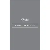 Fender Engager Boost Effects Pedal manual cover