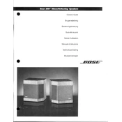 Bose 2001 Speakers manual cover