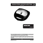 Sencor SSM 9400SS Sandwich Maker manual cover