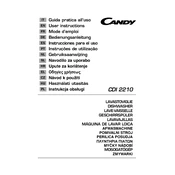 Candy CDI 2210 E-S manual cover