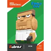 Mega Construx Mattel Kubros Family Guy Peter DXB83 Construction Set manual cover