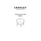 Crosley CO6262 Chair manual cover