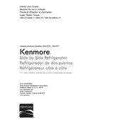 Kenmore 51115 106.5175 Refrigerator manual cover