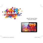 Alba 10 Inch 499/8015 Tablet manual cover