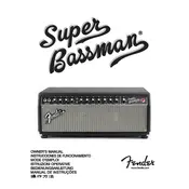 Fender Super Bassman 2249000000 120V 60Hz Amplifier manual cover