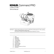 Kohler CV940 Engine manual cover