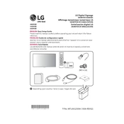 LG 49UH5B-B.AUS Signage manual cover