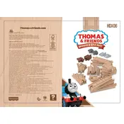 Thomas & Friends Mattel Wooden Railway Expansion Clackety Track HDX06 Toy manual cover