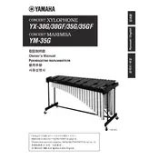 Yamaha YM-35G Percussion manual cover