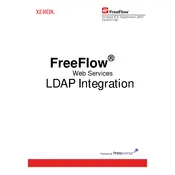 Xerox FreeFlow Web Services LDAP Ver.6.0 Software manual cover