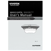 Vivotek MA9322-EHTVL Camera manual cover