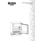 Bush BEUCFR6082 9418820 Refrigerator manual cover