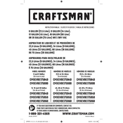 Craftsman CMXEVBE175900 Vacuum manual cover