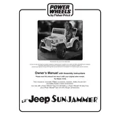 Power Wheels Mattel Lil Sunjammer 74765 Toy manual cover