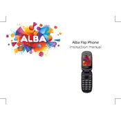 Alba Flip Phone 565/6624 Phone manual cover